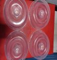 4 Pcs  MICROWAVE 10.5 Inches FOOD COVER + Plate Cover Splatter Guard Non Stick Plastic Clear Dish Lid. 