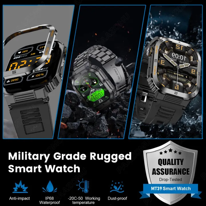 Outdoor%20Smart%20Watch%20Men%20400mAh%20Large%20Battery%20Fitness%20Tracker%20Heart%20Rate%20IP67%20Waterproof%20Bluetooth%20Call%20Sport%20Military%20Smartwatch%20-%20Image%204