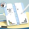 2in1 Book Stand Pencil Box Multi Angle Standing Book Holder Tray Table Office. 
