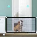 3X Magic Gate Portable Folding Mesh Baby Safety Fencing Gate Protection Indoor and Outdoor Safe Guard for Kids and Pets. 