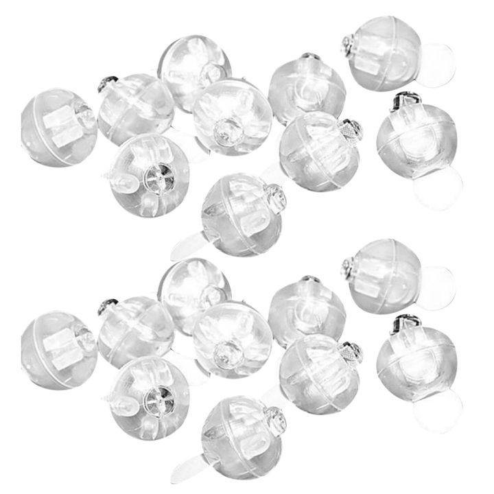 20Pcs Mini Round Ball LED Balloon RGB Lights Valentine's Day Flash Lamps for Lantern Christmas Halloween Wedding