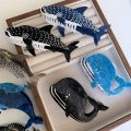 2023 New Design Cartoon Marine Shark Hair Clips Cute Blue Whale Acetate Hair Claw Hair Tiara Accessories Vintage Jewelry Gift.