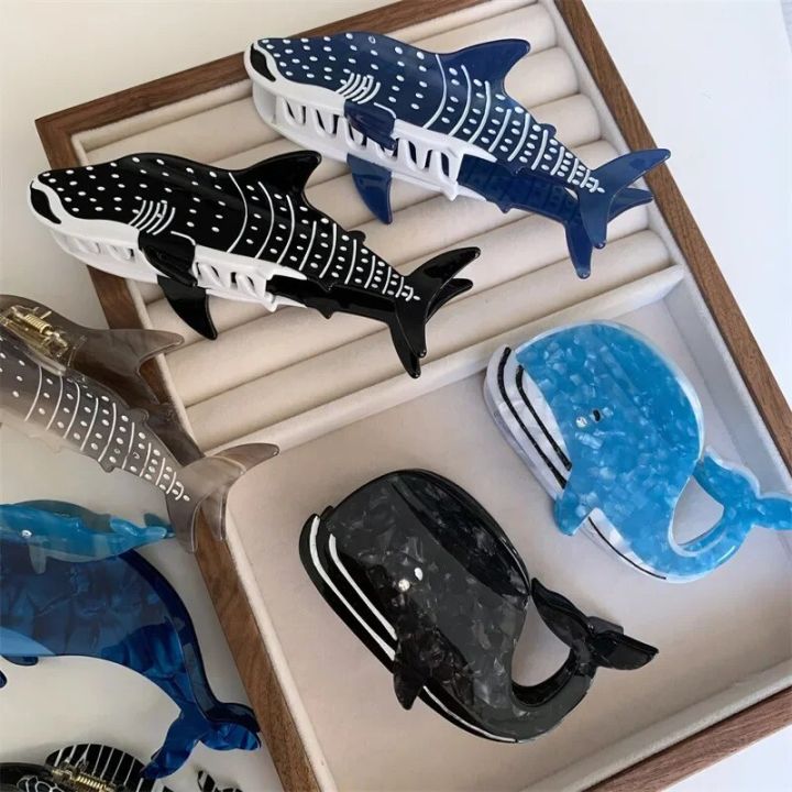 2023%20New%20Design%20Cartoon%20Marine%20Shark%20Hair%20Clips%20Cute%20Blue%20Whale%20Acetate%20Hair%20Claw%20Hair%20Tiara%20Accessories%20Vintage%20Jewelry%20Gift%20-%20Image%203