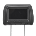 Universal 7Inches Car Headrest Monitor Screen Rear Seat Entertainment Multi-Media Player for AV USB SD MP4 MP5 FM Black.