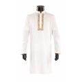 Malayon Cotton Panjabi for Men - White. 