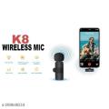 K8 Wireless Microphone Professional Lapel Lavalier Microphone Remove Noise For Typ c - Microphone.