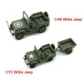 1/72 4D Assembled Military Model Armed Tank Armored Vehicle Willis Jeep Cougar M3A1 Simulation Toy Soldier Models.