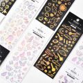 RHS Online Magic Fairy Tale Series Hot Stamping PVC Stickers Album Diary Journal Decorative Crafts Scrapbooking DIY Gilding Sticker. 