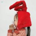 Bunny Costume Headgear Cosplay Headband Long Ear Decorative Rabbit Hat for Carnival Festival.
