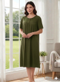 🧥✨Ladies cotton maxi nightdress 💖comfort for all day-night💖. 