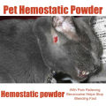 Styptic Stop Bleeding Powder Safe For Dogs Cats Pet Puppy Blood Stopper Anti-inflammatory Anti-bacterial Broken Injury. 