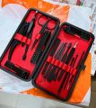 Manicure Set Pedicure Nail Clippers 12 Pieces Stainless Steel Professional-Black colour,002. 