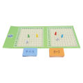 Baby toys Math Learning Board 100 Cards Arithmetic Skills Magnetic Design Durable Math Game Board for Kids Education.