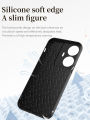 Lenuo For Realme C55 4G Sheepskin Leather Shockproof Case Luxury Matte Back Cover. 