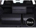 Universal Car LOGO Leather Trunk Organizer Box Storage Bag for Audi for Bmw Folding Trunk Bags. 