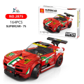 Hot Selling Racing Car Building Block Set Educational Supercar Toy Wange Model-2875.