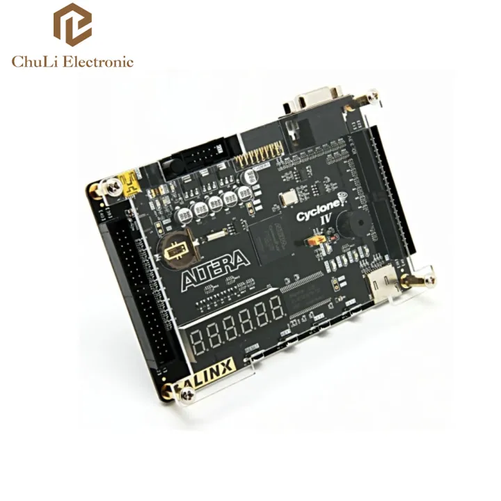 Alinx%20AX301%20ALTERA%20FPGA%20Black%20Gold%20Development%20Board%20CYCLONE%20IV%20EP4CE6%20with%20video%20tutorial%20-%20Image%204