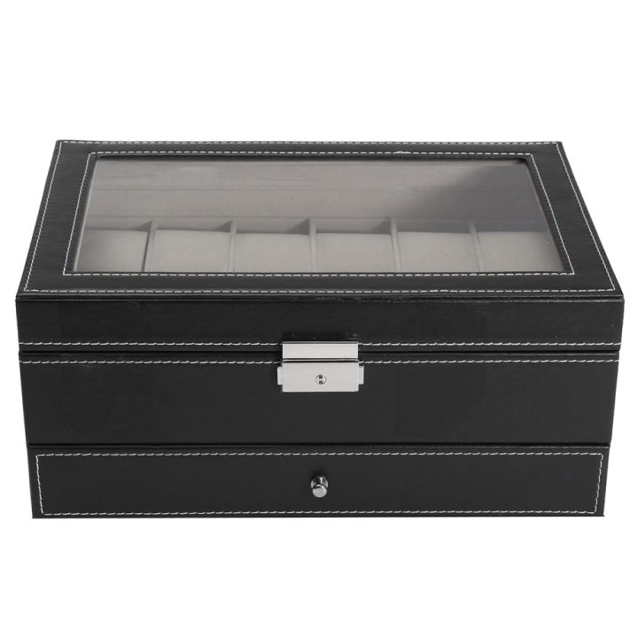 Fashion%20Watch%2012%20Slot%20Watch%20Case%20Display%20Box%20Leather%20Top%20Glass%20Jewelry%20Storage%20Organizer%20Gift%20-%20Image%207