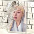 Transparent Butterfly Photocard Holder Keychain Pendant Acrylic Display Stand Kpop Idol Protection Credit Id Bank Card Holder. 