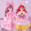 1/6 Bjd Doll Starry Blue Eyes 30CM 23 Movable Jointed Dolls Fashion Dress DIY Toy Dolls with Shoes for Children Birthday Gifts. 