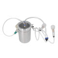 Manual Milking Machine 2000ml Effort Saving Control Stainless Steel Bottle Portable Milking Kit for Milk Plant Farm. 