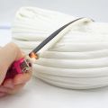 Fiberglass Tube 1mm ~ 25mm HTG Cable Sleeve Soft Chemical Glass Fiber Braided Insulated High Temperature Pipe Wire Wrap Protect. 