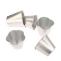 1Pc Flower Shape Pudding Cup Molds Mini Fluted Cake Pans Non-Stick Jelly Mold SUPER BABY.