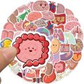 65Pcs Cartoon Human Body Organ Stickers Waterproof Sticker Anatomy Map Decals for Water Bottle Laptop Luggage Phone Kids Toys.