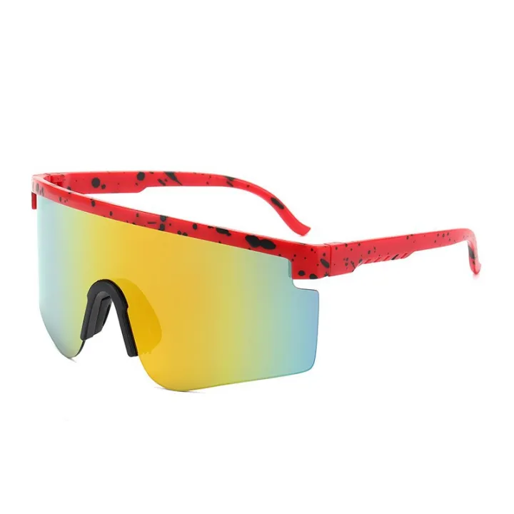 New%20Europe%20and%20America%20Cross%20Border%20Outdoor%20Large%20Frame%20Men's%20One-Piece%20Sunglasses%20Sports%20Cycling%20Sunglasses%20Sun%20Glasses%20Factory%20Direct%20Sales%20-%20Image%202