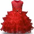 Children Luxury Party Formal Dress For Wedding Birthday Kids Christmas Ceremonies Dresses For Girls Lace Tutu Flower Girls Dress.