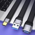 New Data Cable USB Type C3.1 Gen2 Cable Fast Charging 10Gbps Data Transfer Sync With Emark Chip For Laptops Mobile Phones.