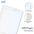 Hearts Floral Spiral Khata – 200 Pages – (3 Pcs of Set) – Stylish Medium Notebook for School, College, Office – Beautiful Floral Cover Design – Smooth Writing Paper.