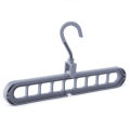 Multi-function Folding Hanger 9 Hole Rotating Clothes Hanger Closet Organizer Home Bedroom Storage Rack Vertical Hanger.