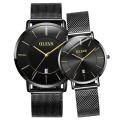 OLEVS Casual Luxury Couple Watches Fashion Magnet Quartz Waterproof Mesh Belt Watch for Couple - 5869 2Pic. 