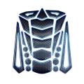 3D UNIVERSAL Fuel Tank Pad Protector Sticker For Motorcycle. Blue. 
