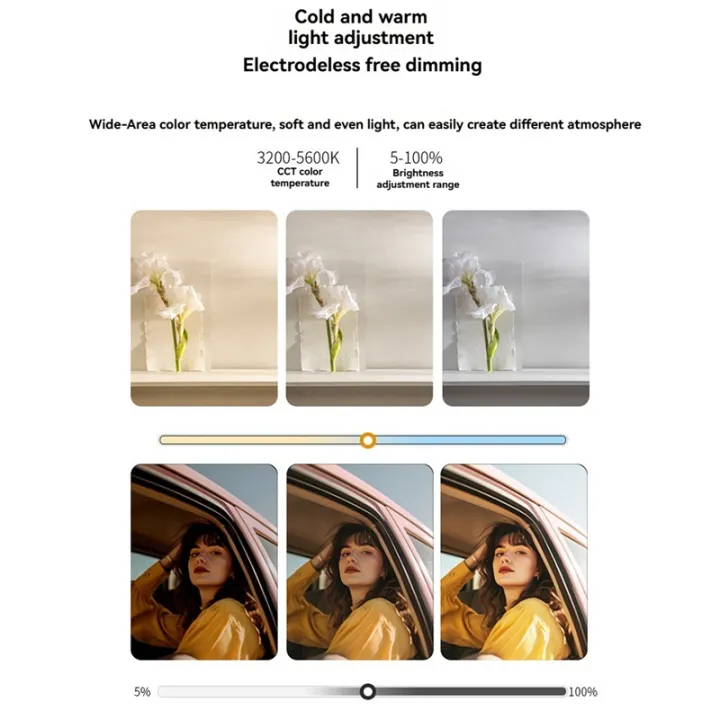 300W%20Bi%20LED%20Video%20Light,%20Continuous%20LED%20Lighting%20with%202.4G%20Wireless%20Remote%20for%20Portrait,%20Outdoor%20Photographic%20EU%20Plug%20-%20Image%204