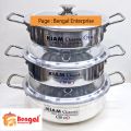 1 Pcs Kiam saucepan oakpan/100% aluminium material/available in 5 sizes/22cm/24cm/26cm/28cm/30cm/heavy duty durable quality.