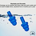 Silicon Ear Plug for Noise Reduction and Swimming. 
