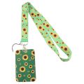 DZ1351 Hidden Disabilities Sunflower Lanyard Id Badge Holder Keychain ID Card Pass Gym Mobile Badge Holder Key Holder Key Rings. 