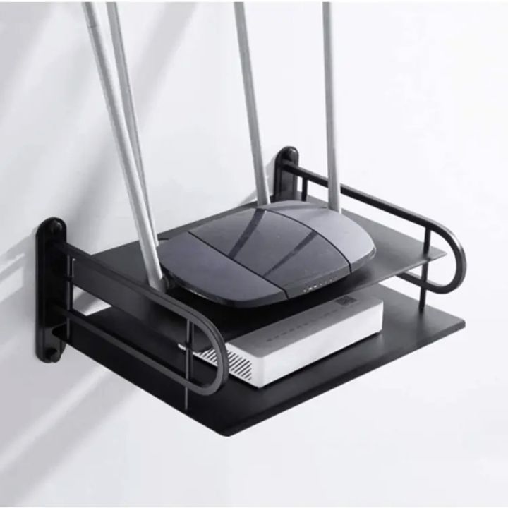 Stainless%20Steel%20Wall%20Mounted%20Router%20Stand%20Durable%20multimedia%20shelf%20-%20Image%202