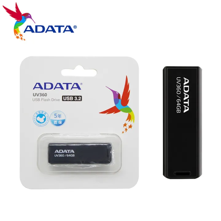 ADATA%20UV360%20USB%203.2%20Flash%20Drive%2064GB%2032GB%20USB%20Pendrive%20Black%20Memory%20Stick%20Pen%20Drive%20for%20PC%20Speed%20Memory%20Mini%20U%20Disk%20-%20Image%205