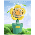 Portable USB Fan Charging Fan Portable Handheld Fan ABS Cute Style for Birthday Gifts Purple.