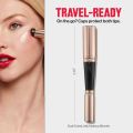 Silicone Jelly Makeup Blender Dual Ended Makeup Blender For Cream Liquid Makeup Applicator Lip Brush Contouring Application Tool.