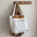 Bag crossbody canvas tote new fashion ladies korean handbag casual commuter shoulder bag women's big bag ins. 