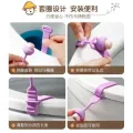 Creative product Silicone Toilet Seat Cover Adjustable Portable Sanitary Closestool.