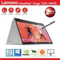 Lenovo  Yoga 530 8th Gen Intel Core i5-8250U Processor 6MB cache and 1.6 GHz upto 3.4 GHz 8GB DDR4 512 GB SSD NVIDIA MX130 2GB DDR5 Graphics 14" FHD IPS TOUCH. 