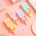 1pcs Creative Popsicle Magic Eraser Fun Magic Box Wipe Clean Pupils Cute Learning Cartoon Eraser Stationery.