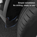Wheel Mud Flaps Stylish UV Resistant Car Mud Flaps Front Rear for Model Y 2021 To 2024. 