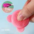 Bear Double Head Facial Mask Brush Silicone Applicator Spoon Spatula Stirring Stick Women Skin Face Cleansing Care Home Makeup Tools. 