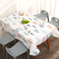 European style waterproof and oilproof tablecloth, disposable tablecloth, rectangular dining room tablecloth, coffee table table, table mat, table mat. 